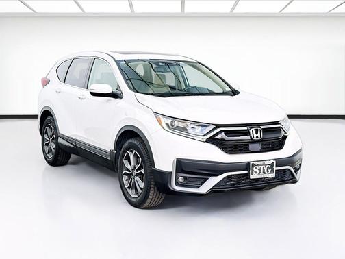 Platinum White Pearl 2021 Honda CR-V AWD EX-L