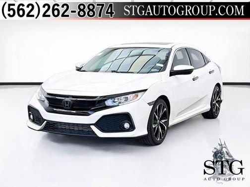 White Orchid 2018 Honda Civic EX