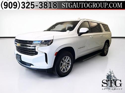Summit White 2023 Chevrolet Suburban LT