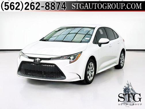 White 2022 Toyota Corolla LE