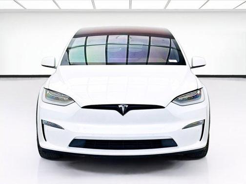 Pearl White Multi-Coat 2022 Tesla Model X Dual Motor All-Wheel Drive
