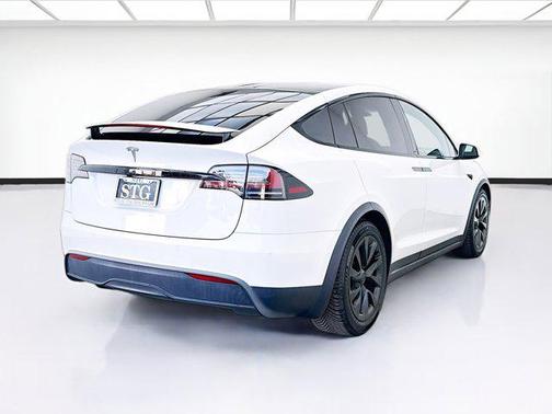 Pearl White Multi-Coat 2022 Tesla Model X Dual Motor All-Wheel Drive