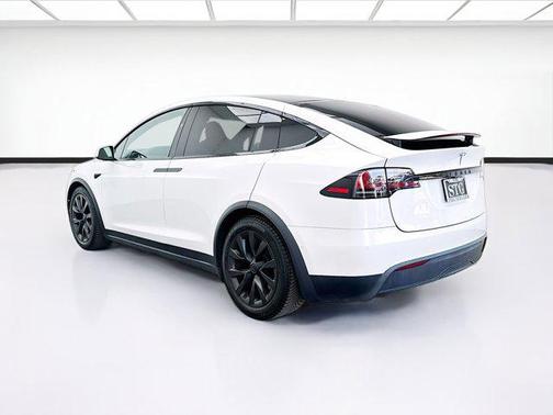 Pearl White Multi-Coat 2022 Tesla Model X Dual Motor All-Wheel Drive