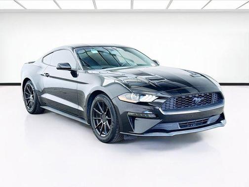 Shadow Black 2018 Ford Mustang EcoBoost