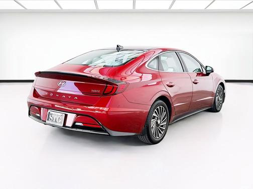 Ultimate Red 2023 Hyundai SONATA Hybrid Limited