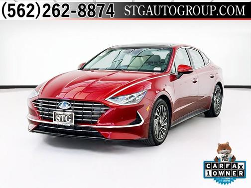 Ultimate Red 2023 Hyundai SONATA Hybrid Limited