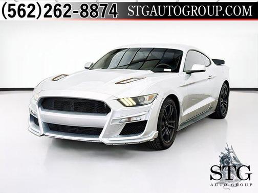 Black 2015 Ford Mustang EcoBoost Premium