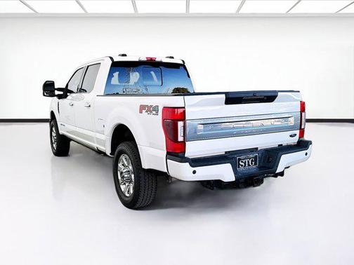 Star White Metallic Tri-Coat 2021 Ford F-350 Platinum