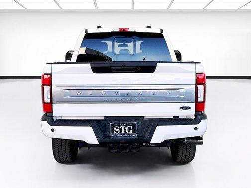 Star White Metallic Tri-Coat 2021 Ford F-350 Platinum