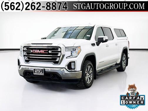 Summit White 2020 GMC Sierra 1500 SLT