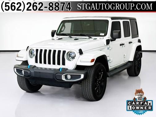 Bright White Clearcoat 2023 Jeep Wrangler 4xe Sahara