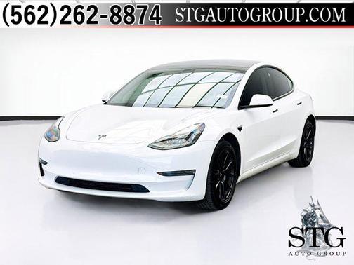 Pearl White 2021 Tesla Model 3 Standard Range Plus