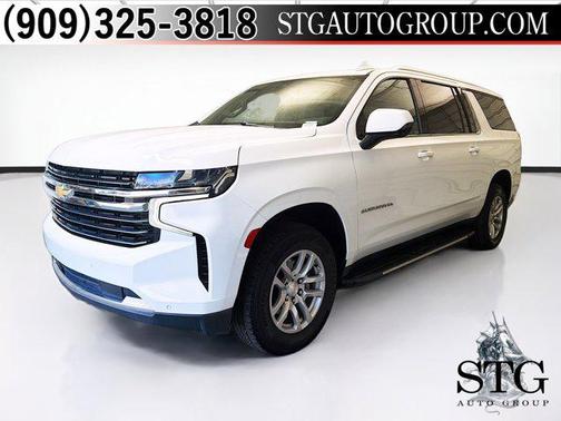 Summit White 2022 Chevrolet Suburban LT