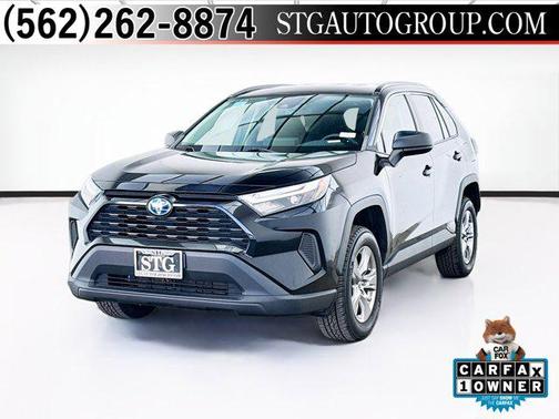 Midnight Black Metallic 2023 Toyota RAV4 Hybrid LE