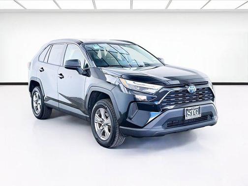 Midnight Black Metallic 2023 Toyota RAV4 Hybrid LE