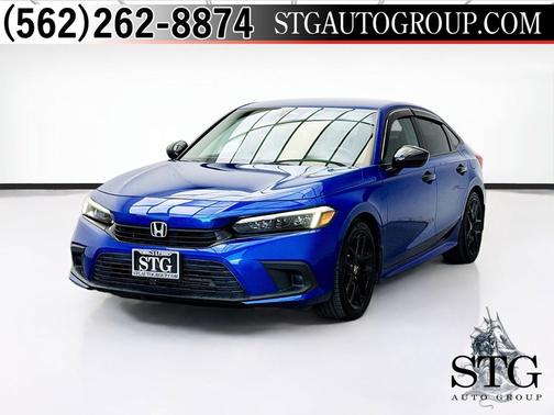 Aegean Blue Metallic 2023 Honda Civic Sport