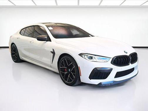 Alpine White 2022 BMW M8 Gran Coupe Competition