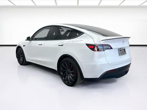 Pearl White 2021 Tesla Model Y Performance Dual Motor All-Wheel Drive