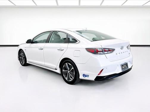 Hyper White 2019 Hyundai Sonata Plug-In Hybrid Base