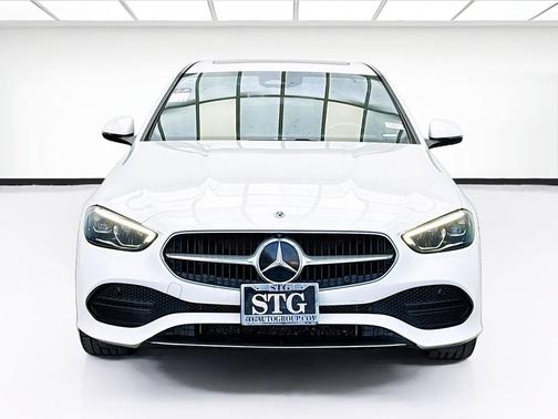 White 2022 Mercedes-Benz C-Class Sedan