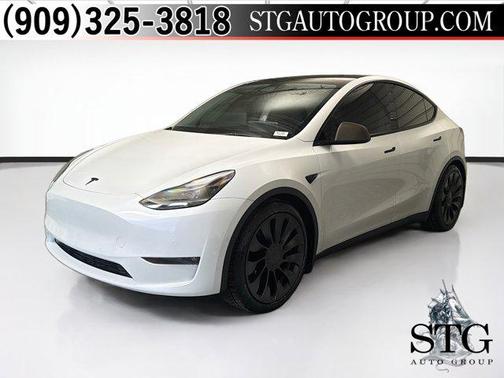 Pearl White 2022 Tesla Model Y Performance Dual Motor All-Wheel Drive