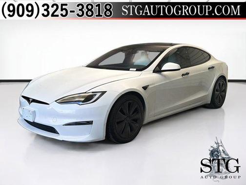 Pearl White Multi-Coat 2022 Tesla Model S Base