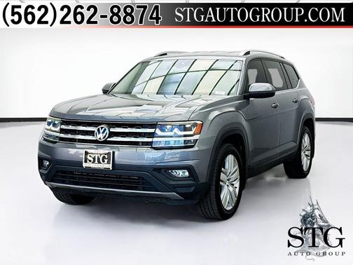 Platinum Gray Metallic 2019 Volkswagen Atlas 3.6L SE w/Technology