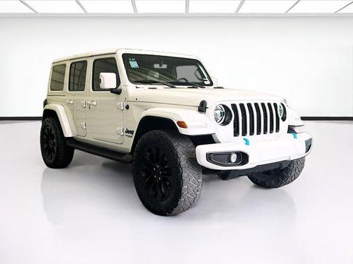 Bright White Clearcoat 2021 Jeep Wrangler Unlimited 4xe Sahara High Altitude