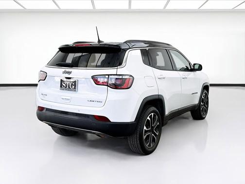 Bright White Clearcoat 2023 Jeep Compass Limited
