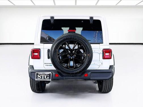 Bright White Clearcoat 2025 Jeep Wrangler 4xe Sahara