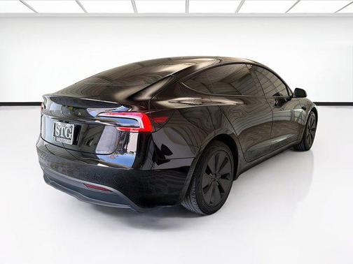 Solid Black 2025 Tesla Model 3 Long Range