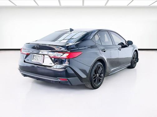 Midnight Black Metallic 2025 Toyota Camry SE