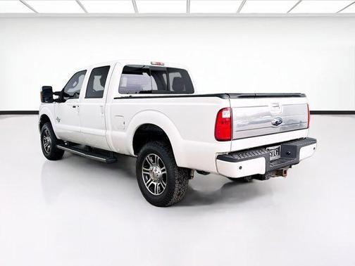 White Platinum Clearcoat Metallic 2015 Ford F-350 Platinum