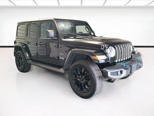 Black Clearcoat 2023 Jeep Wrangler 4xe Sahara