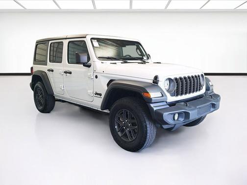 Bright White Clearcoat 2025 Jeep Wrangler Sport S