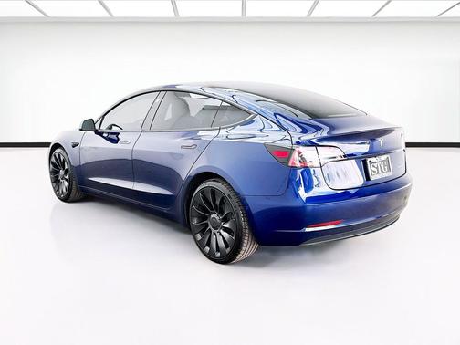 Deep Blue Metallic 2022 Tesla Model 3 Long Range
