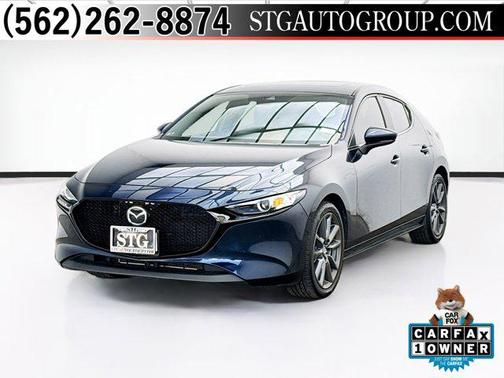 Deep Crystal Blue Mica 2021 Mazda Mazda3 FWD w/Preferred Package
