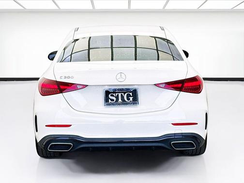 White 2023 Mercedes-Benz C-Class Sedan