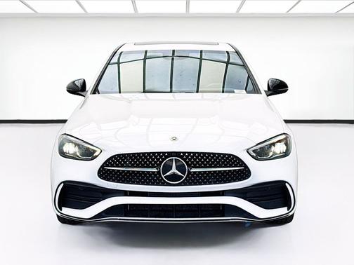 White 2023 Mercedes-Benz C-Class Sedan