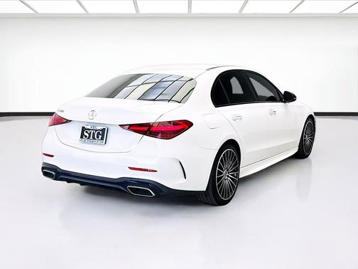 White 2023 Mercedes-Benz C-Class Sedan