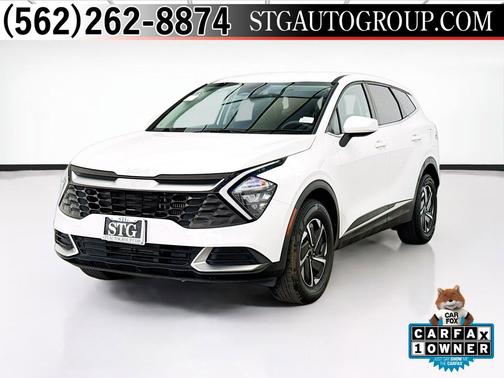 Snow White Pearl 2023 Kia Sportage Hybrid LX