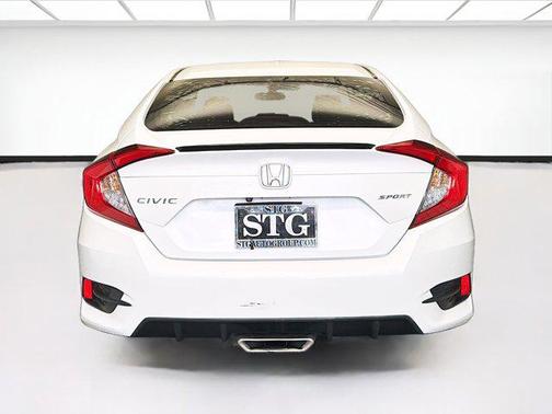 Platinum White 2020 Honda Civic Sport