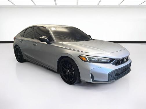 Solar Silver Metallic 2025 Honda Civic Sport
