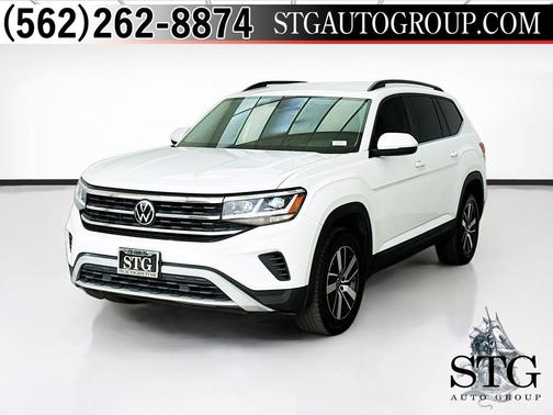 Pure White 2023 Volkswagen Atlas 2.0T SE
