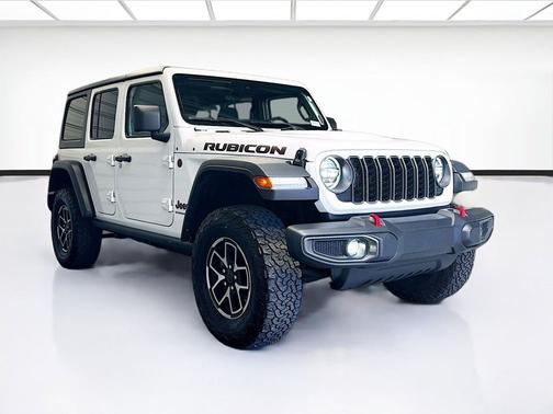 Bright White Clearcoat 2024 Jeep Wrangler Rubicon