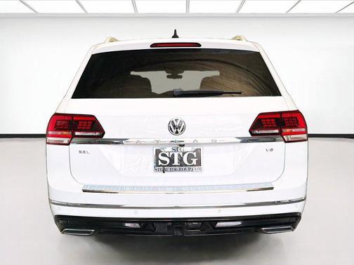 Pure White 2019 Volkswagen Atlas 3.6L SEL