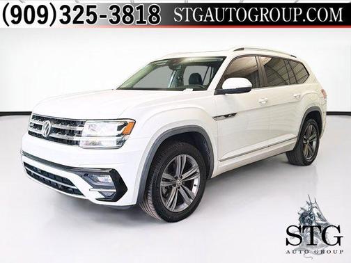 Pure White 2019 Volkswagen Atlas 3.6L SEL
