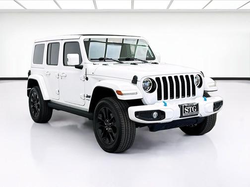 Bright White Clearcoat 2021 Jeep Wrangler Unlimited 4xe Sahara High Altitude