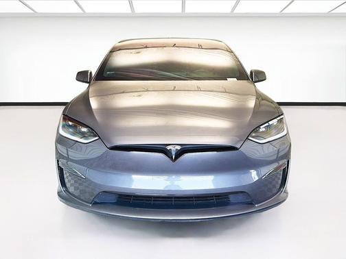 Ultra Red 2023 Tesla Model X Plaid Tri Motor All-Wheel Drive