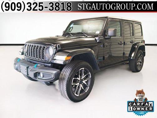 Black Clearcoat 2024 Jeep Wrangler 4xe Sport S